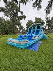 IMG 2654 1715999740 16’ Bahama Blast Center Climb Dual Lane Water Slide